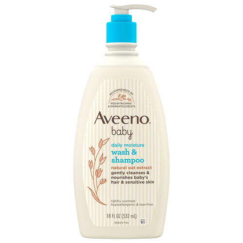 Aveeno Baby Wash & Shampoo, Daily Moisture