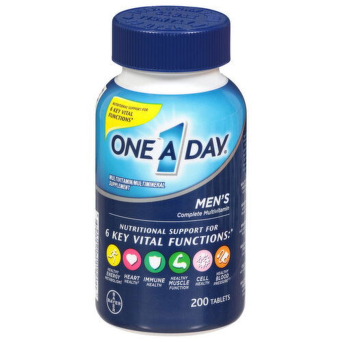 One A Day Tablets Men's Complete Multivitamin