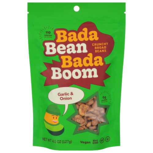 Bada Bean Bada Boom Broad Beans, Crunchy, Garlic & Onion