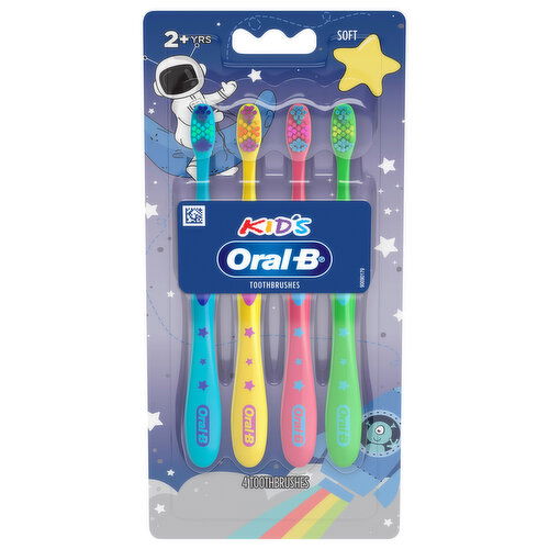 Oral-B Kid's 2+ Yrs Soft Toothbrushes