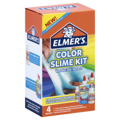 Elmer's Slime Kit, Color, Gem-Like Blue