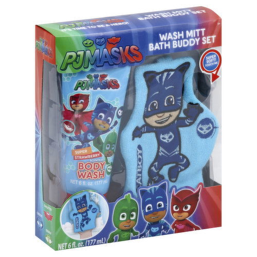 GBG Beauty Wash Mitt Bath Buddy, PJ Mask