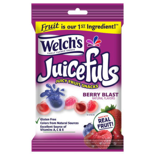 Welch's Juicefuls Juicy Fruit Snacks, Berry Blast