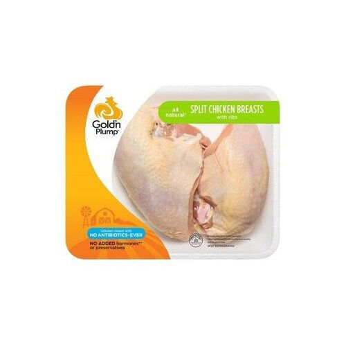 Gold'n Plump Split Chicken Breast, Bone In