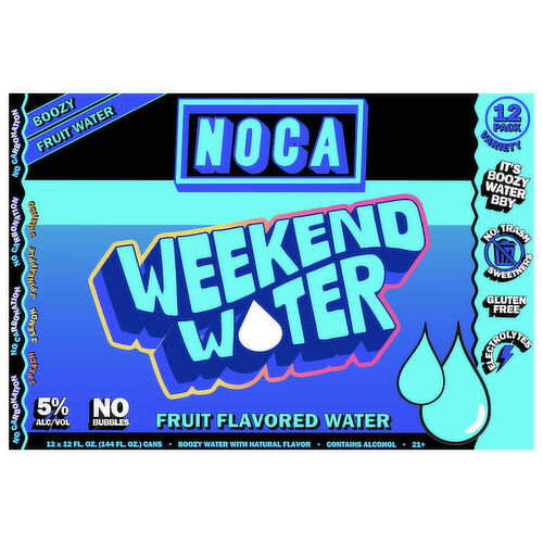 Noca Weekend Water Fruit Flavored Water