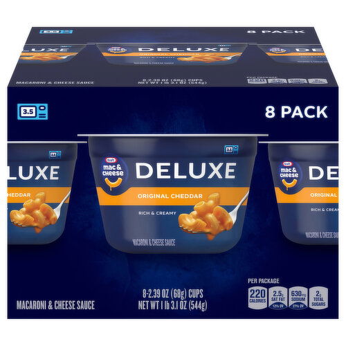 Kraft Deluxe Rich & Creamy Original Cheddar Mac & Cheese
