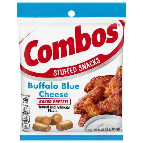 Combos Stuffed Snacks Buffalo Blue Cheese Baked Pretzel