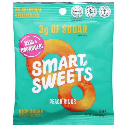 SmartSweets Candy, Peach Rings