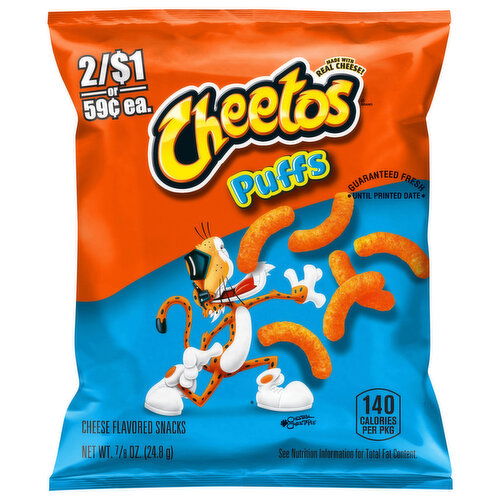 Cheetos Cheese Flavored Snacks, Puffs