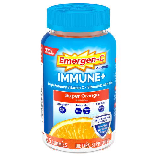 Emergen-C Gummies Super Orange Immune+