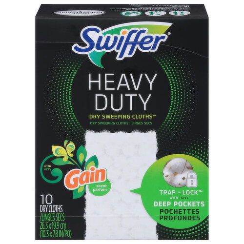 Swiffer Dry Sweeping Cloths, Heavy Duty