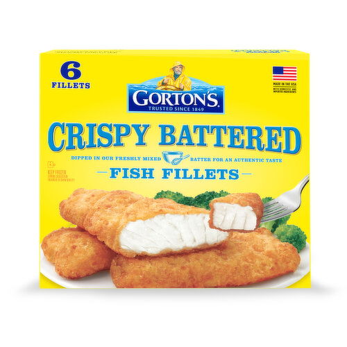 Gorton's Fish Fillets, Crispy Battered