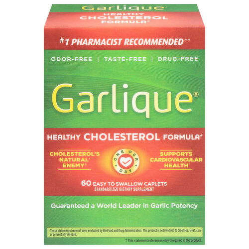 Garlique Cholesterol's Natural Enemy, Caplets