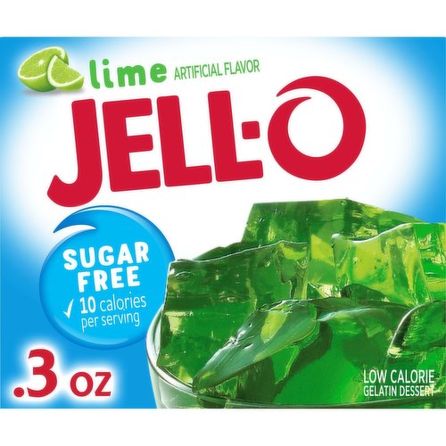 Jell-O Lime Sugar Free Gelatin Dessert Mix