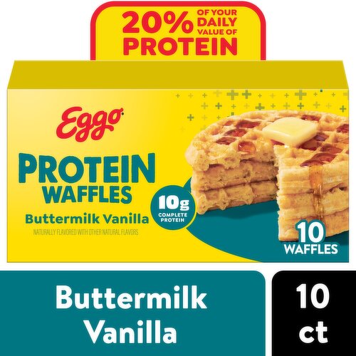 Eggo Frozen Waffles, Buttermilk Vanilla