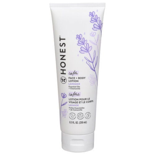 Honest Calm Face + Body Lotion, Lavender