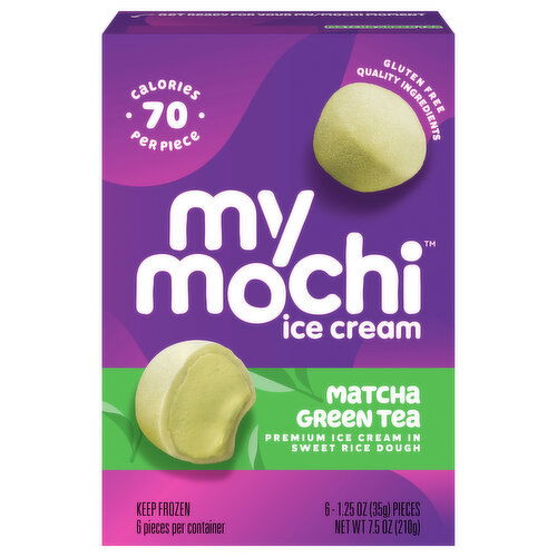 My/Mochi Ice Cream, Matcha Green Tea