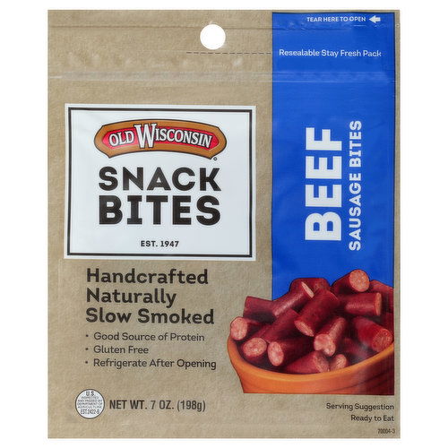 Old Wisconsin Snack Bites, Beef