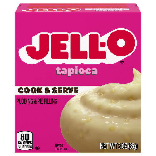 Jell-O Tapioca Fat Free Pudding & Pie Filling Mix