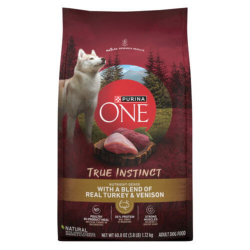 Purina One ONE Purina ONE True Instinct With A Blend Of Real Turkey and Venison Dry Dog Food