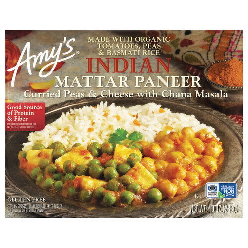 Amy's Mattar Paneer, Indian