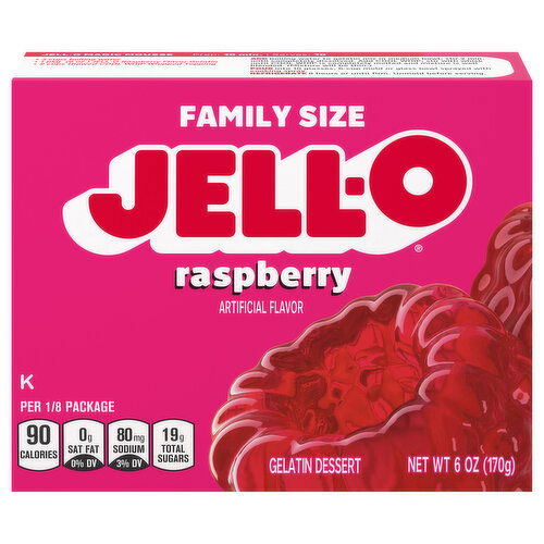 Jell-O Raspberry Gelatin Dessert Mix