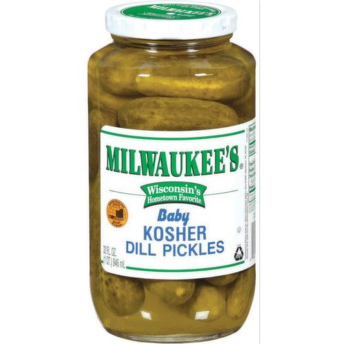 Milwaukee's Baby Kosher Dill Pickles