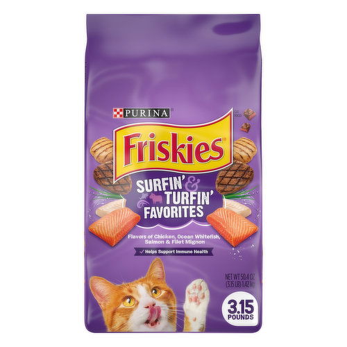 Friskies Cat Food, Surfin' & Turfin' Favorites