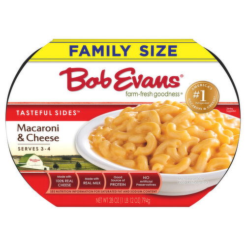 Bob Evans Tasteful Sides Macaroni & Cheese, Family Size