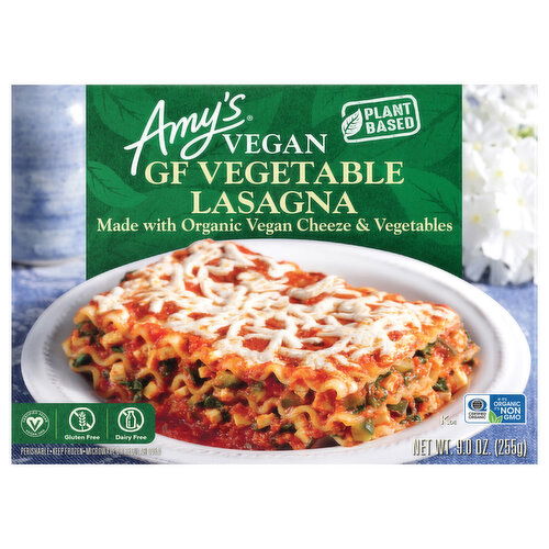 Amy's Lasagna, Vegan, Vegetable