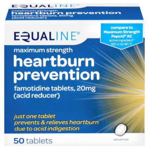 Equaline Tablets Maximum Strength 20 mg Heartburn Prevention