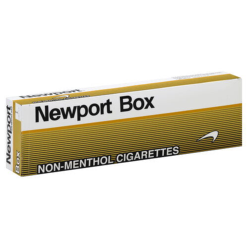 Newport Cigarettes, Non-Menthol, Gold, Box