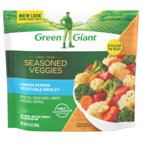 Green Giant Simply Steam Seasoned Veggies Lemon Pepper Vegetable Medley