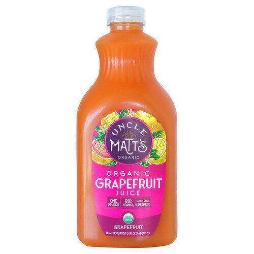 Uncle Matt's Organic Grapefruit Juice, Organic