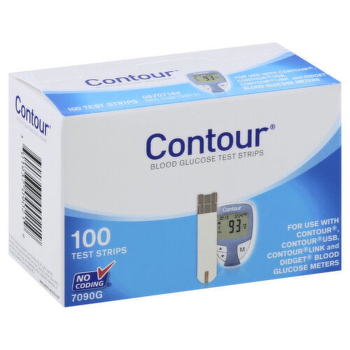 Contour Test Strips, Blood Glucose