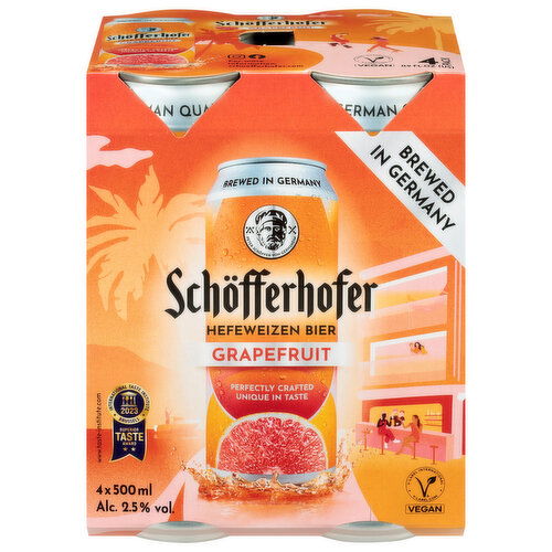 Schofferhofer Beer, Heffeweizen, Grapefruit