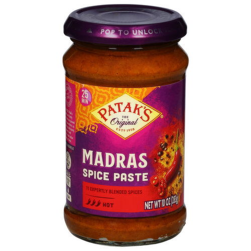 Patak's Spice Paste, Madras, Hot