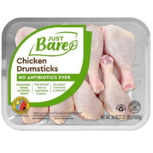 Just Bare Chicken Drumsticks