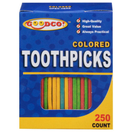 GoodCo Toothpicks, Colored