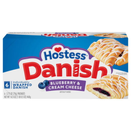 Hostess Blueberry & Cream Cheese Danish