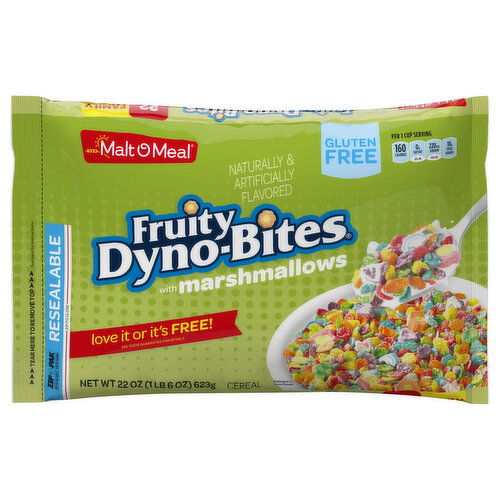 Malt O Meal Dyno-Bites Cereal, with Marshmallows, Fruity