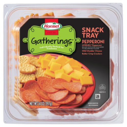 Hormel Gatherings Pepperoni Snack Tray