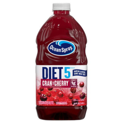 Ocean Spray Juice, Cran x Cherry, Diet 5 Cals