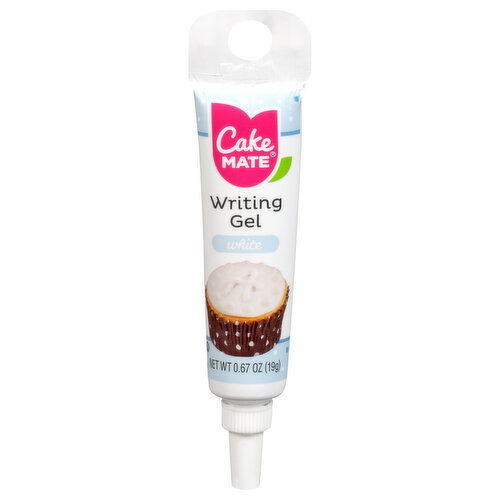 Cake Mate Writing Gel, White
