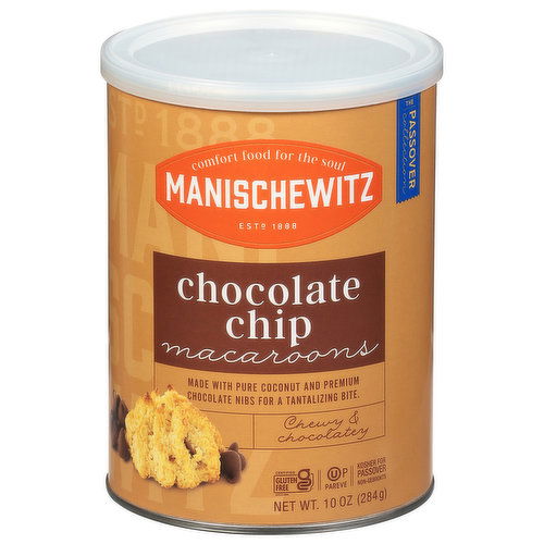 Manischewitz The Passover Collection Macaroons, Chocolate Chip