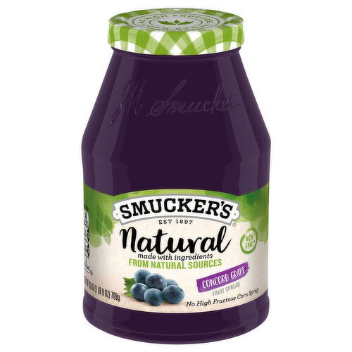 Smucker's Natural Concord Grape Fruit Spread