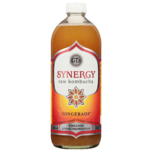 GT's Synergy Raw Kombucha, Gingerade