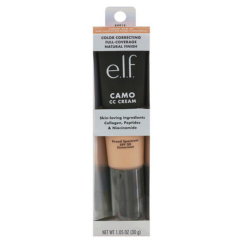 e.l.f. Camo CC Cream, Light 210 N, SPF 30