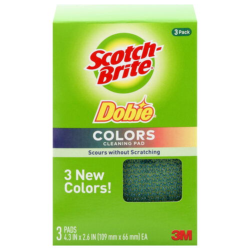 Scotch-Brite Dobie Colors Cleaning Pad