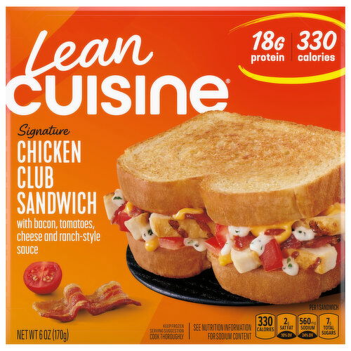 Lean Cuisine Classic Chicken Club Sandwich